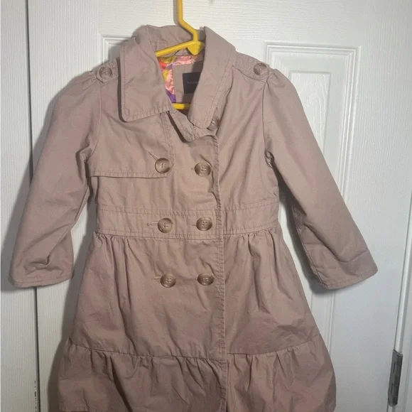 Nice! GAP Light Brown Toddler Trench Coat Jacket 3T - Picture 1 of 4